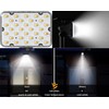 2-Pack Solar Spotlights with 64 LEDs, IP65 Waterproof Outdoor Landscape