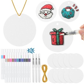 AmazingSpark 64 Pack Magic Foam Texture Painting Kit 36 Pcs 3D Foam Puffy Paper 24 Colored Markers 3 Pcs Watercolor Pens for DIY Craft Drawing Texture Painting Kit Art Supplies Set