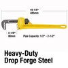 Tradespro 18-Inch Heavy Duty Adjustable Pipe Wrench, Plumbing Hand Tool,