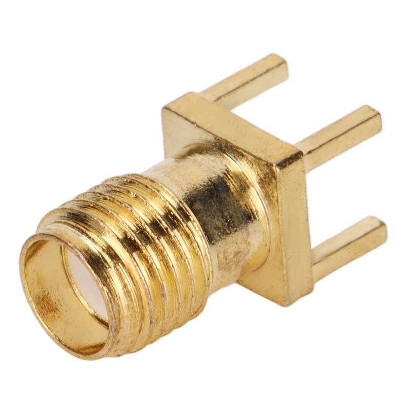 100Pcs RF Coaxial Cable Adapter Female Coax Line Connector Base