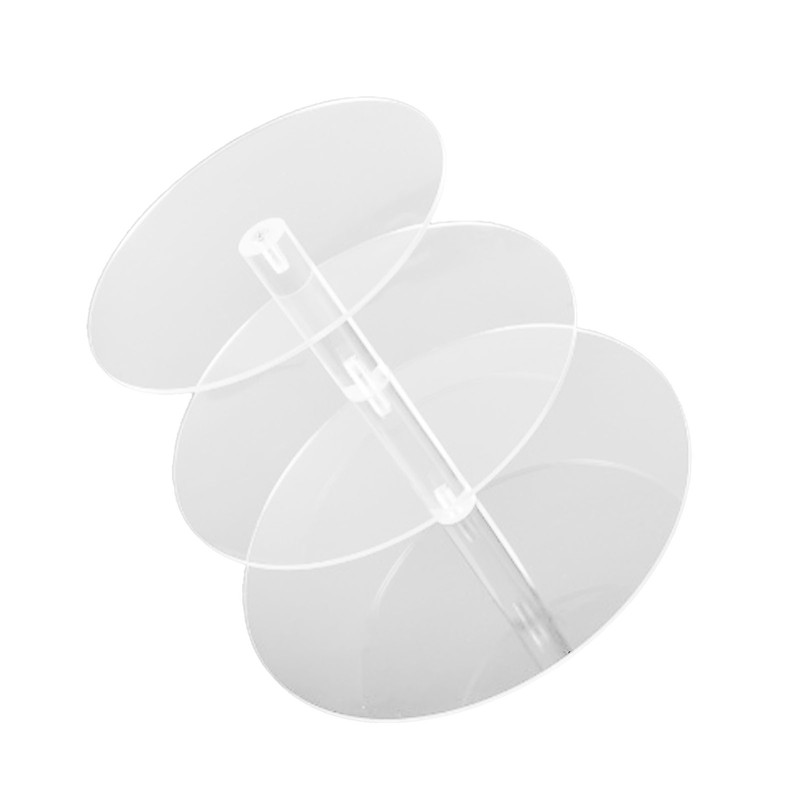 Cupcake Stand Multi Round Tiers Transparent Acrylic High Stability Cupcake