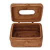 Rectangular Rattan Tissue Box Cover Rattan Woven Tissue Box Holder