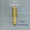 RIVERWELD Argon Quick Connect Fittings Hose Gold Connector for QQ300