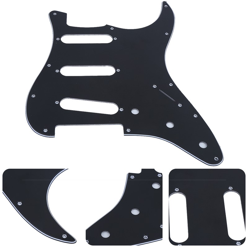 Electric Guitar Pickguard 11 Hole Mirror Surface for FD Musical