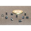 Kmac Alloy Steel Set Screws, Brass Tip, 6-32 x 3/16"