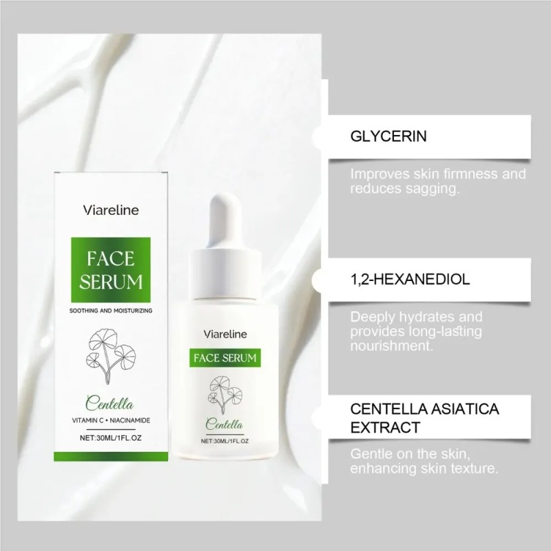 Serum Facial Centella Asiática Suave Hidrata Piel Brillo C