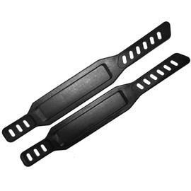 SB DISTRIBUTION LTD (Pair L+R) SBD's Universal Long Pedal Straps for Stationary Bikes | Fits Most Bike Pedals | Heavy Duty Adjustable After Market Straps |