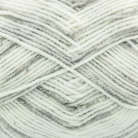 King Cole 1944505 Stripe DK Grey Stripe Yarn - 290M, 100g