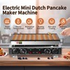 Leomru 110V Mini Pancake Baker 1800W, 50PCS Commercial Pancakes Maker