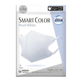 [ユニ・チャーム] 超快適ＳＭＡＲＴ ＣＯＬＯＲ Ｐｅａｒｌ Ｗｈｉｔｅ大きめ７枚