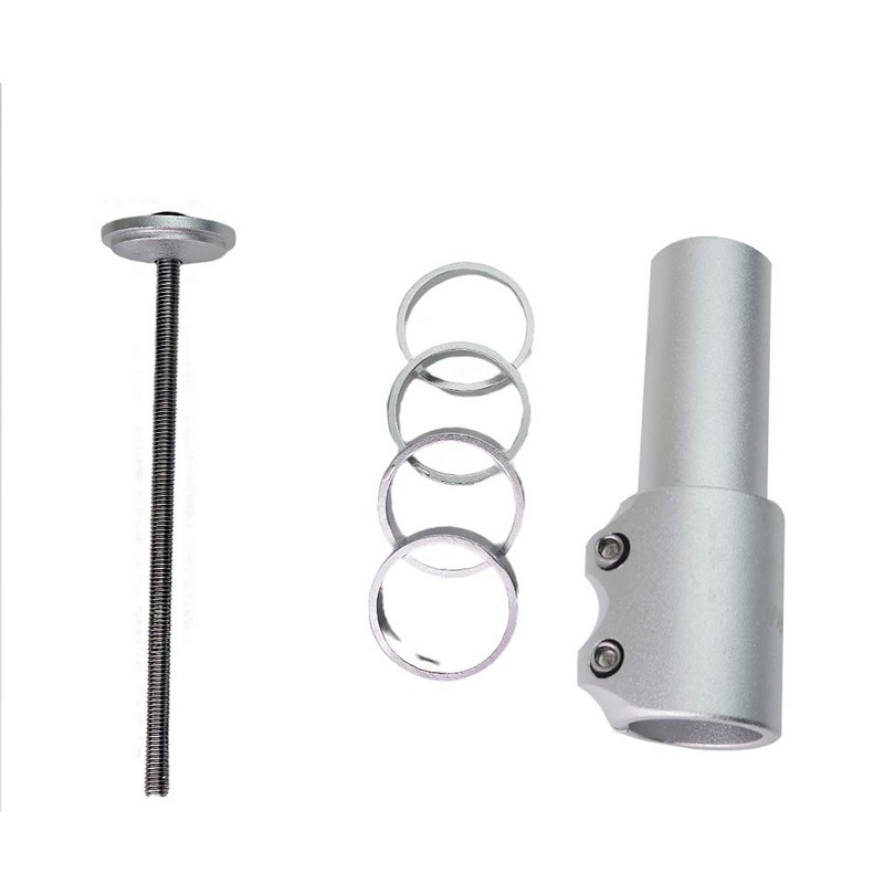 UPANBIKE Bike Bicycle Head Handlebar Stem Raiser Extender 28.6mm (Silver)