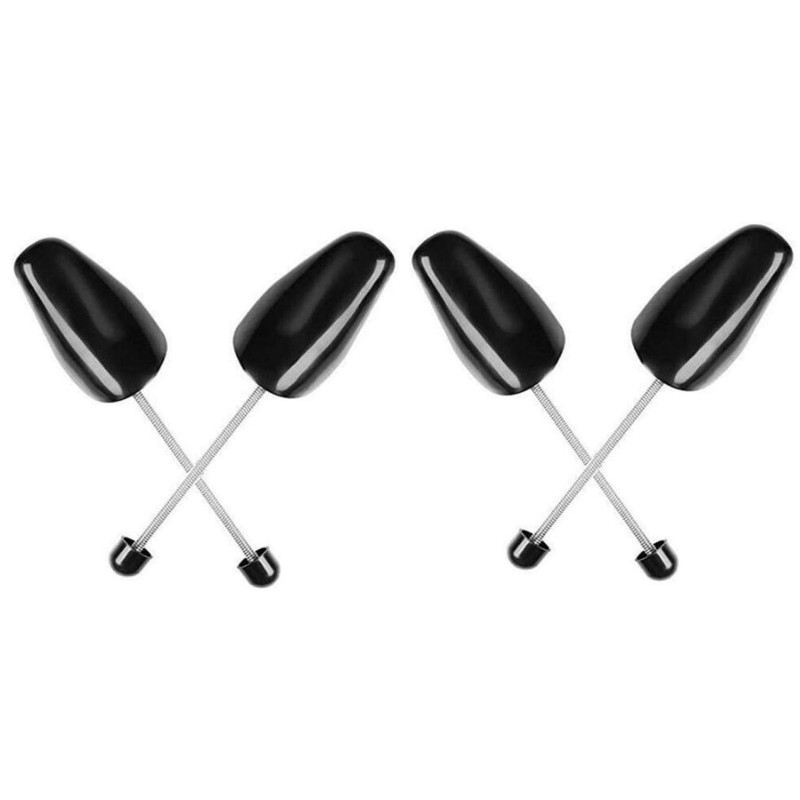 QUUPY 2 Pairs Adjustable Length Plastic Shoe Trees Shoe Stretcher