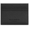 Nico North Leather Mens 7 Pockets Cardholder Wallet RFID Blocking