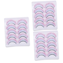 Baluue Sets Luxury False Lashes Cluster Lashes for Women and Natural Look Makeup Eyelashes for Cosplay Party Photo Sessions Pairs