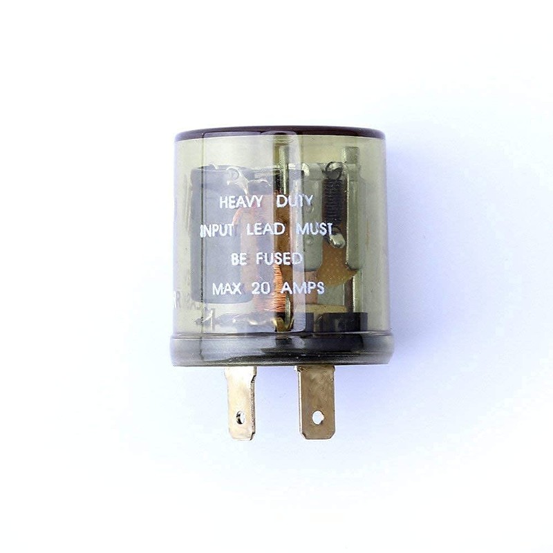 VOFONO 2-Pin Electric Flasher Relay, 12V Heavy Duty 2 Pin