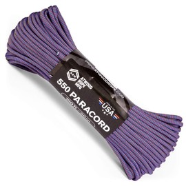 Atwood Rope MFG Color Changing 550 Paracord 100 Feet 7-Strand Core Nylon Parachute Cord Outside Survival Gear Made in USA | Lanyards, Bracelets, Handle Wraps, Keychain (Phazer)