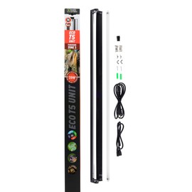 Reptile Systems Eco T5 Unit Zone 3 Reptile Lighting Kit – 36in-39w - Slimline Fixture with HOT5 Lamp, Reflector & Flicker-Free Ballast – Ideal for Terrariums, Chameleons & Geckos