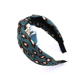 Sugarmelon Bundle Hair Accessories for Women Girls Headband Hair Bow Clips Hair Scrunchy Beauty Hairbands Set (Leopard Malachite)