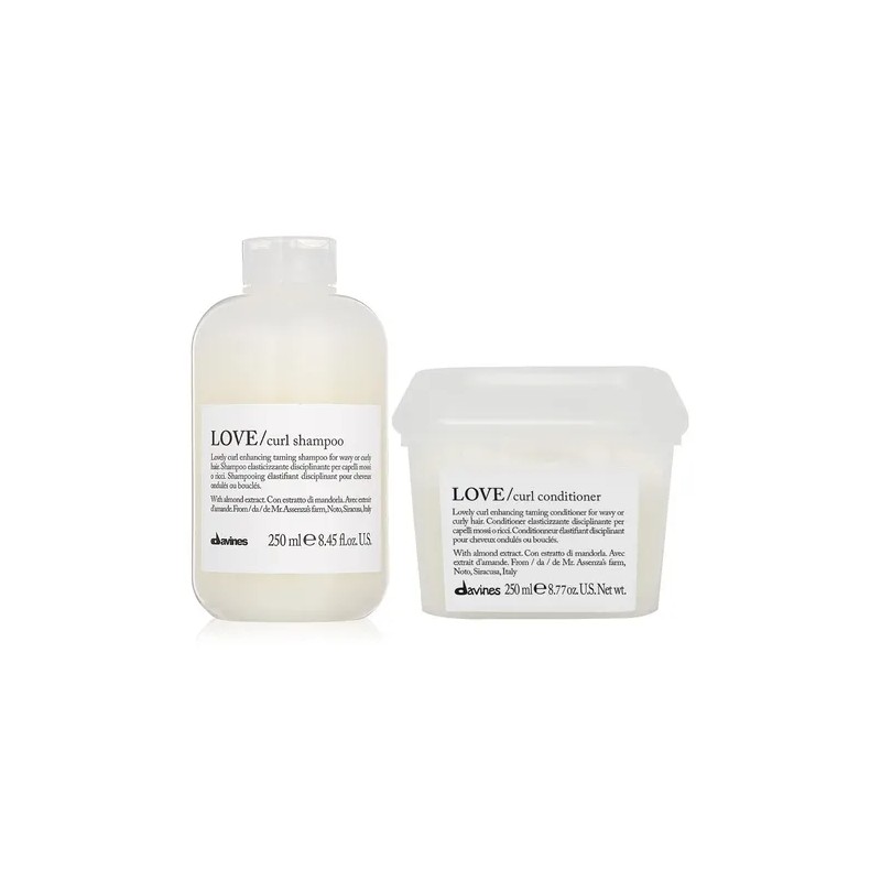 Davines Duo Love Curl Shampoo + Conditioner 250ml C/u