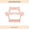 Korean-Made PETINUBE Baby Wrist Teether – Silicone Anti-Drop Teething Toy