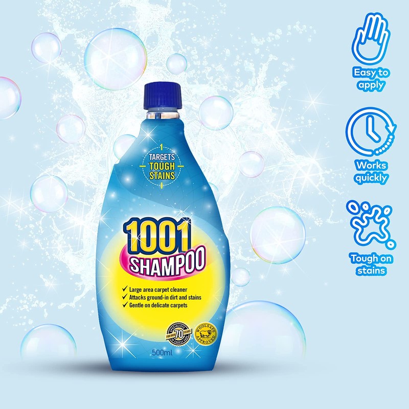 1001 Carpet Shampoo, Perfect For Large and High Traffic Areas,