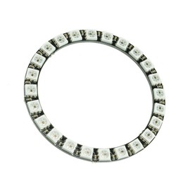 Fasizi 24 Bits WS2812 5050 RGB LED Ring Light with Integrated Drivers