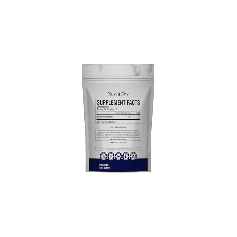 Creatina Monohidrato, Micronizada, Pura, Sin Sabor,280g (9.8oz)