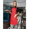 Long 'Colours' Bib Apron with Pocket - 72 x 86