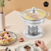 Chafing Dishes for Buffet of 4, Small Stainless Steel Buffet