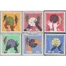 Poland 1418-1423 (complete.issue.) unmounted mint/never hinged ** MNH 1963 Basketball-european championship the Men (Stamps for collectors) Ball games without football (basketball/handball/baseb