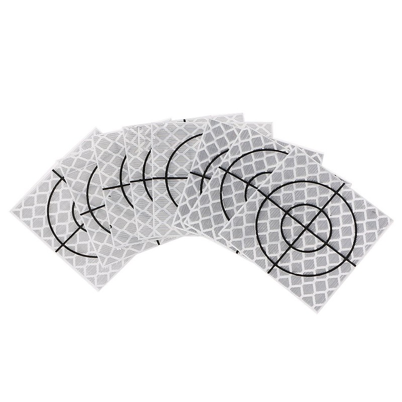 ZZALLL 100 Pcs Reflector Sheet Reflective Tape Target Total Station