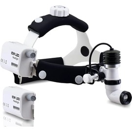 KASHSURG 10 W Led Dental Headlight with Intensity Controller for Doctor, Neuro, Ent Good Light Spot with High Illumination Led Blue & White
