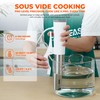 SUSTEAS Sous Vide,1200W Sous Vide Cooker with 15 Vacuum Bags
