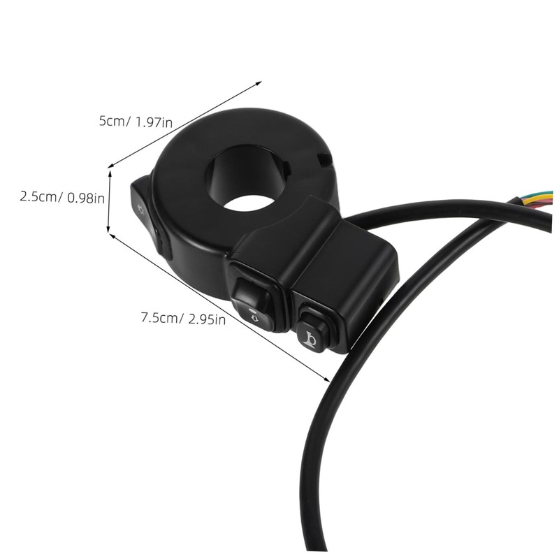 Alipis Mm Motorcycle Handlebar Switch in Headlight Signal Horn Switch