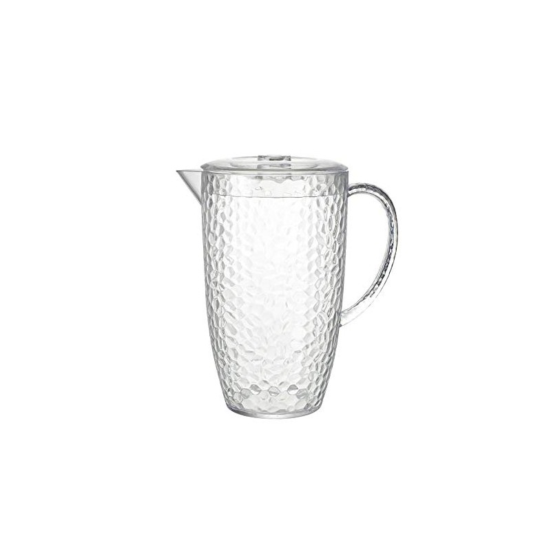 Bello Dimple Clear Plastic Reusable 2 Litre Picnic Water Jug