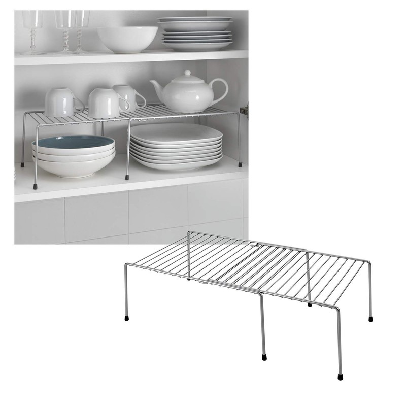 Metaltex Plate, Stainless Steel, Silver, 24 x 15 x 33-57
