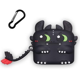 Funda de silicona 3D de dibujos animados para Airpods, lindo mal nocturno, apariencia creativa, resistente al agua, a prueba de golpes, para Airpod...