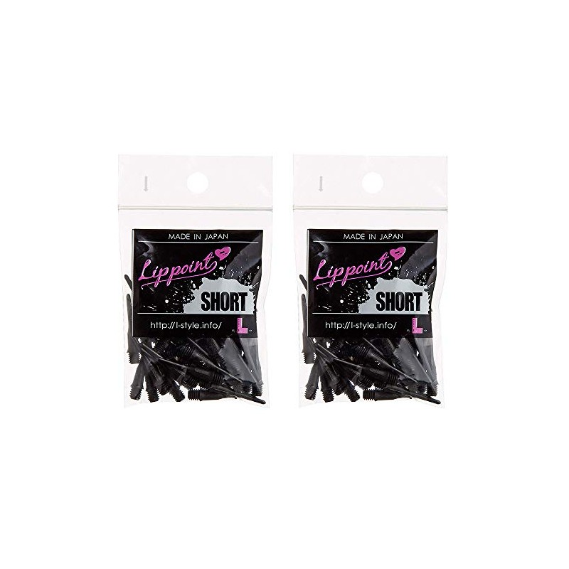 LSTYLE Lippoint Dart Tips, Short Soft Tip Dart Points, 2BA