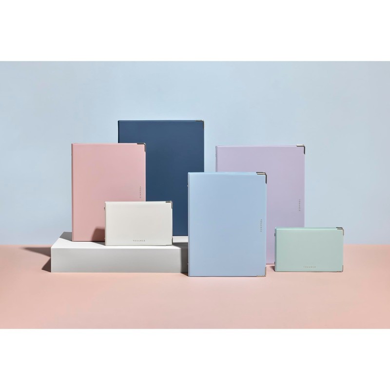 マルマン ルーズリーフ バインダー ユアンス ミニ 5穴 ホワイト FM64-06