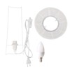 Table Paper Lamp Modern Minimalist Decorative E14 Bulb Lantern Bedside