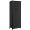 Somdot Tall Dresser for Bedroom with 5 Drawers, Storage Organizer
