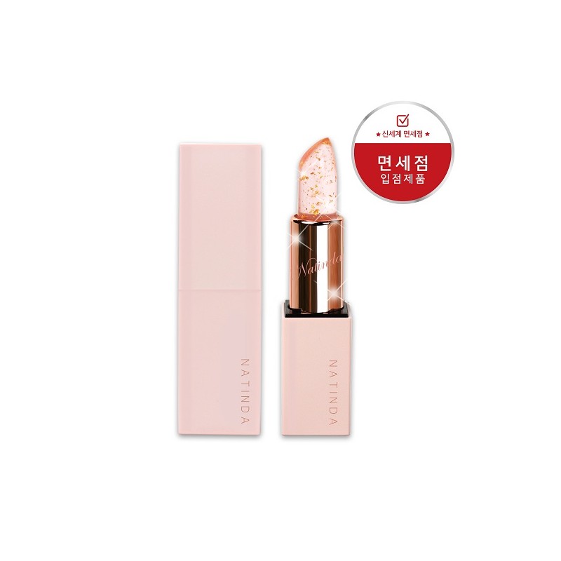Natinda Magic Tattoo Gold Lipstick 3.5g Reversible moisturizing pink gold