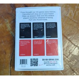 Do or Drink New! Fun Adult Party Game - CANCELLED - Roast Your Friends Night Card 3+ players