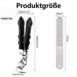 GIONAR l Piece Outfany Nail Clippers Pro, Nail Clippers Toenails, Nail Clippers, Nail Clippers Large, Outfany Nail Clipper, Nail Clippers for Seniors