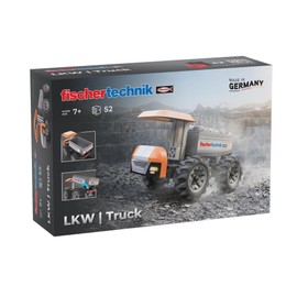 fischertechnik Truck 576105 - Educational Construction Toy, Truck Toy Kit for Children Aged 7 and Above, Orange