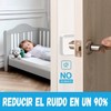 LSXD Tope de Puerta 6 PCS, Cuadrado de 5cm Protector