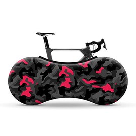 Velo Sock Unisex's Camo (Black – Pink) Bike Cover, Blackpink, One Size