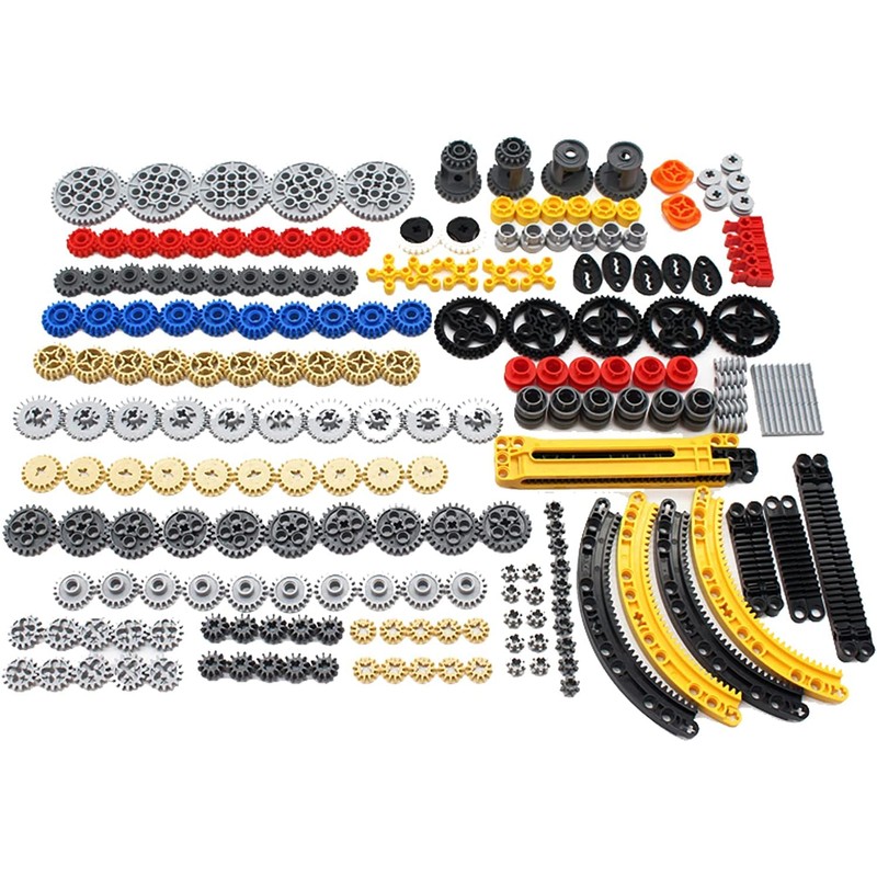UpGLeuch Set di 213 pezzi di ricambio per Technic,Morsetto di