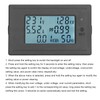 Battery Capacity Monitor Current Voltage Temperature Indicator Backlit LCD Display