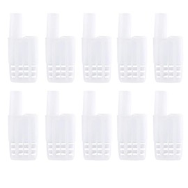 Akozon Queen Bee Cages Beekeeping Catcher Plastic Bee Isolator Clip Beekeeper Rearing Tools Insectary Box 10pcs Transparent